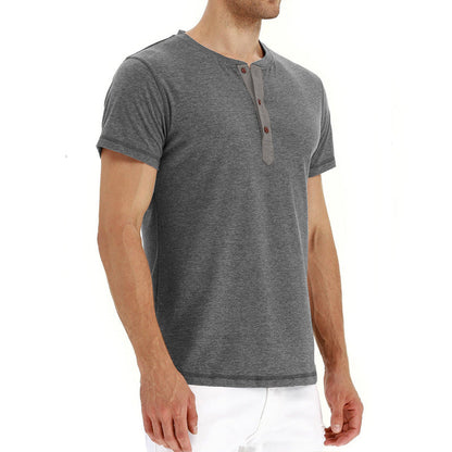 Katoenen T-shirt Heren Zomer Luchtig en Comfortabel
