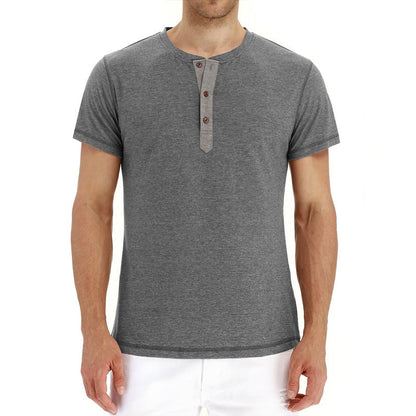 Katoenen T-shirt Heren Zomer Luchtig en Comfortabel