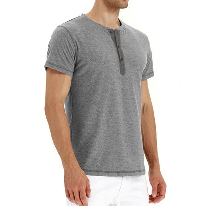Katoenen T-shirt Heren Zomer Luchtig en Comfortabel