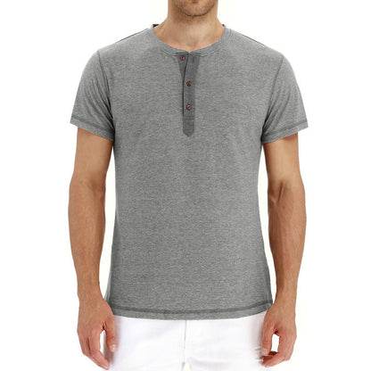 Katoenen T-shirt Heren Zomer Luchtig en Comfortabel