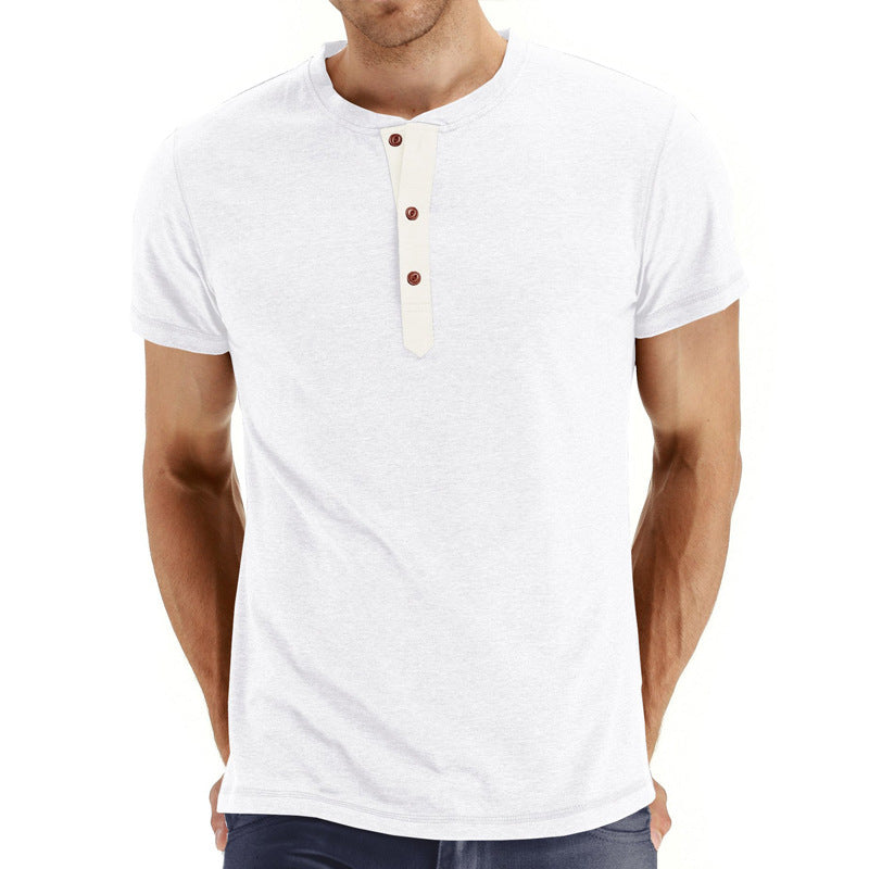 Katoenen T-shirt Heren Zomer Luchtig en Comfortabel