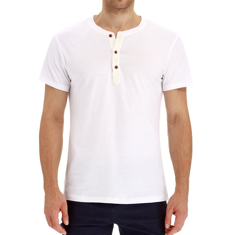 Katoenen T-shirt Heren Zomer Luchtig en Comfortabel