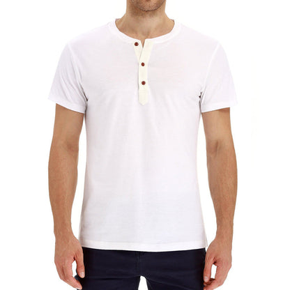 Katoenen T-shirt Heren Zomer Luchtig en Comfortabel