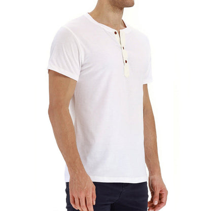 Katoenen T-shirt Heren Zomer Luchtig en Comfortabel