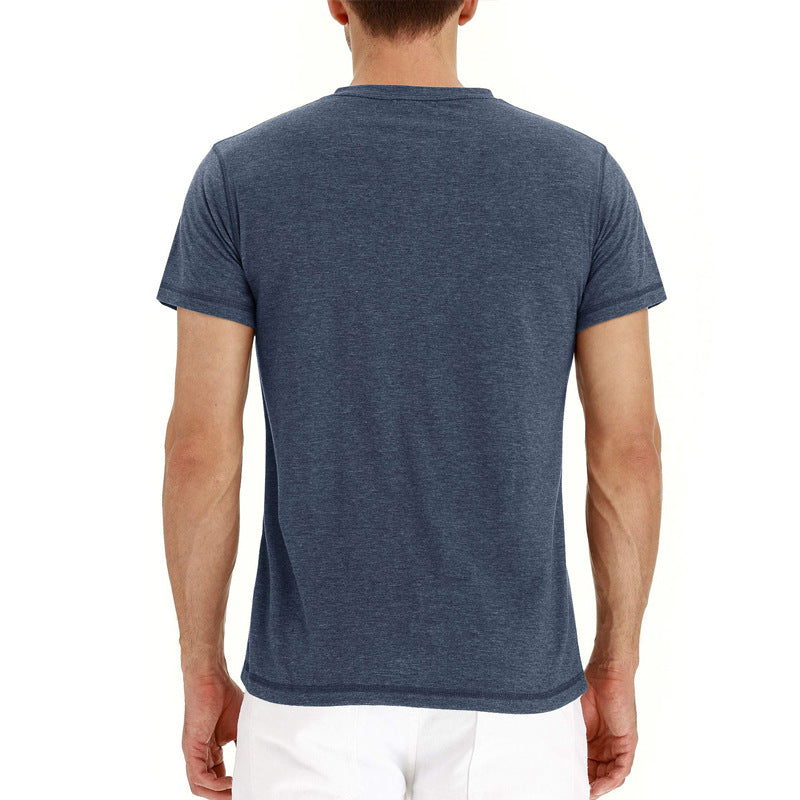 Katoenen T-shirt Heren Zomer Luchtig en Comfortabel