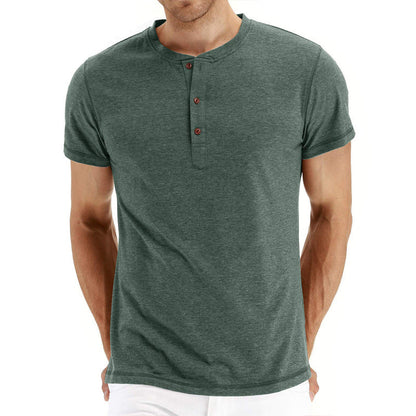 Katoenen T-shirt Heren Zomer Luchtig en Comfortabel