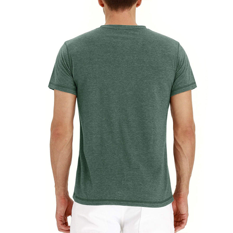 Katoenen T-shirt Heren Zomer Luchtig en Comfortabel