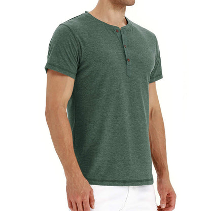 Katoenen T-shirt Heren Zomer Luchtig en Comfortabel