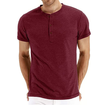 Katoenen T-shirt Heren Zomer Luchtig en Comfortabel