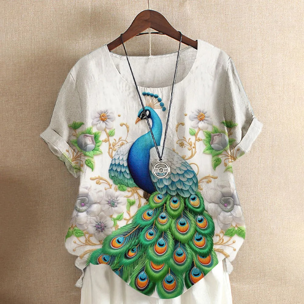 Dames T-shirt Casual Korte Mouw Zomer - Mode Vibes