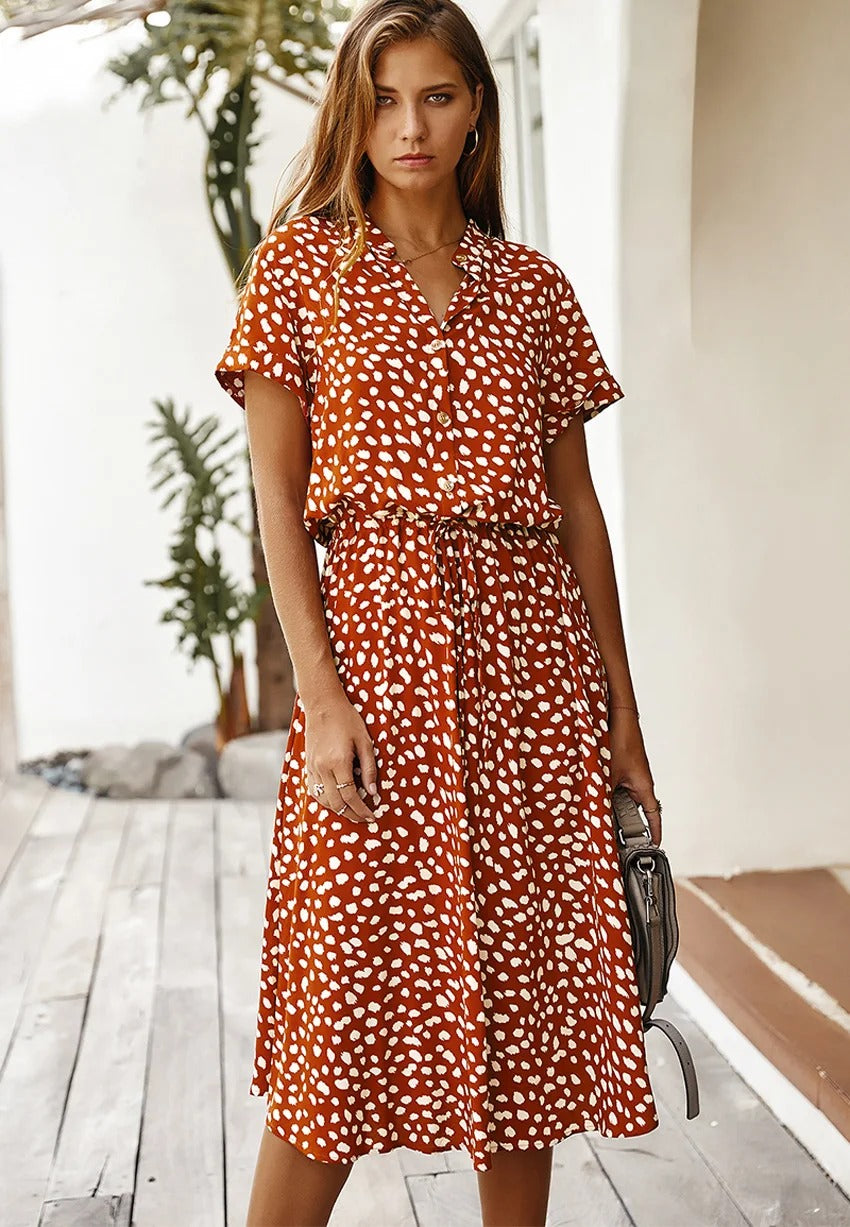 Vrouwelijke Comfortabele Zomerjurk Sophia