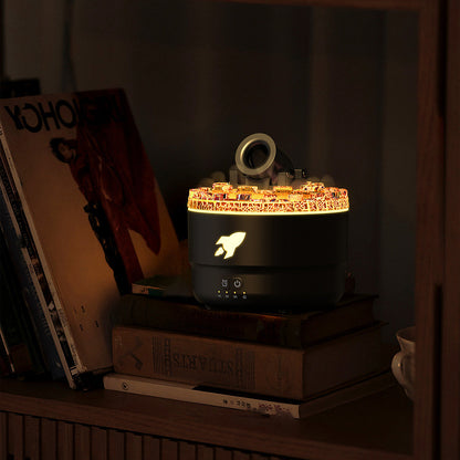 Aroma Diffuser met Nachtlamp en Luchtbevochtiger - LavaGlow