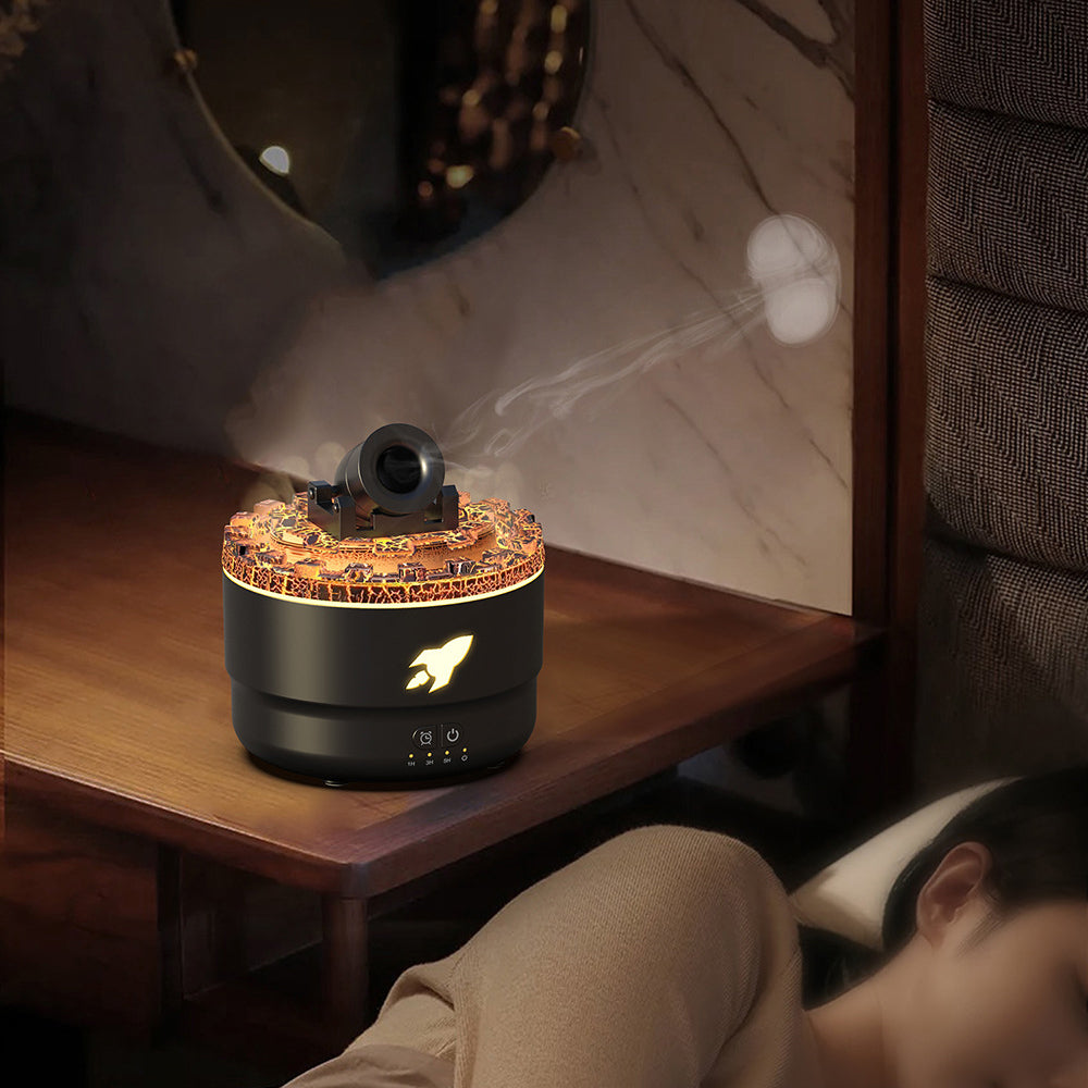 Aroma Diffuser met Nachtlamp en Luchtbevochtiger - LavaGlow