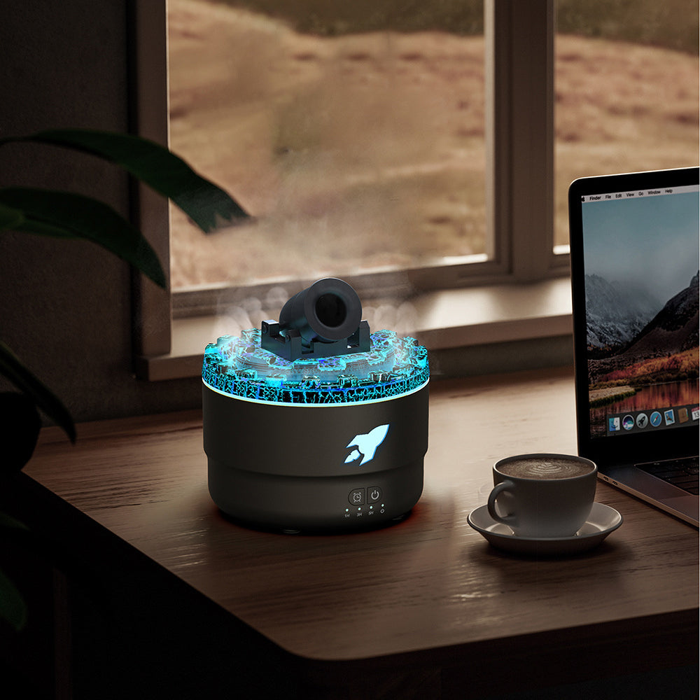 Aroma Diffuser met Nachtlamp en Luchtbevochtiger - LavaGlow