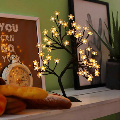 Kersenbloesem Lamp Verlichte Bloesem Boom Decoratie