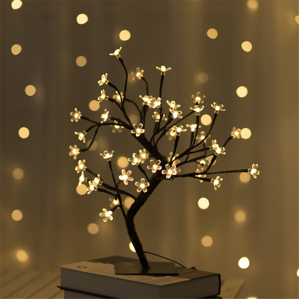 Kersenbloesem Lamp Verlichte Bloesem Boom Decoratie - Mode Vibes