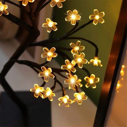 Kersenbloesem Lamp Verlichte Bloesem Boom Decoratie