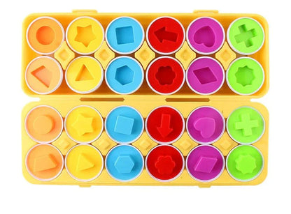 Kleurrijke Leer Eierenset voor Kinderen
