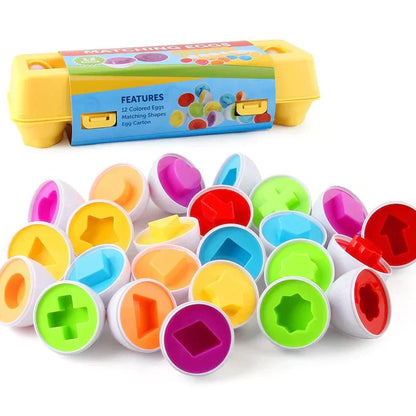 Kleurrijke Leer Eierenset voor Kinderen