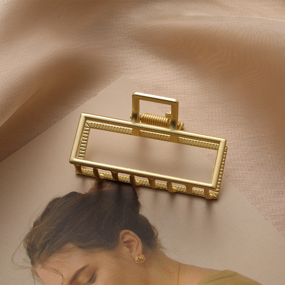 Dames Haarclip Goudkleurig Metaal Design Schakel