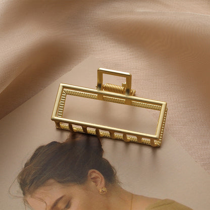Dames Haarclip Goudkleurig Metaal Design Schakel