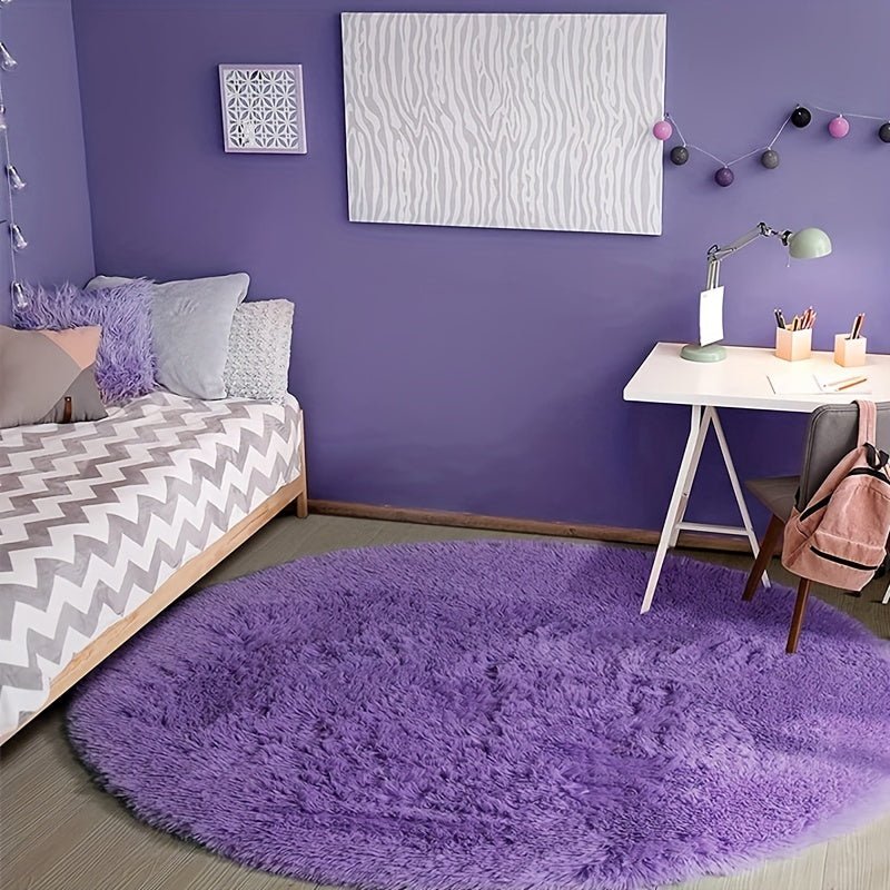 Rond Plush Vloerkleed Zacht en Zachtaardig Clouda