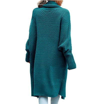 Dames Gebreide Vest Lange Elegante Trendy Trui