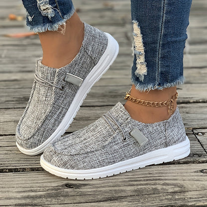 Dames Instappers Casual Leer Zwart Comfortabele Schoenen - Mode Vibes