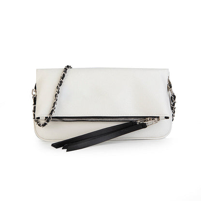 Dames Schoudertas met Ketting en Overslag Modieus Design