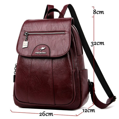 Leren Dames Rugtas Luxe Isolde Design