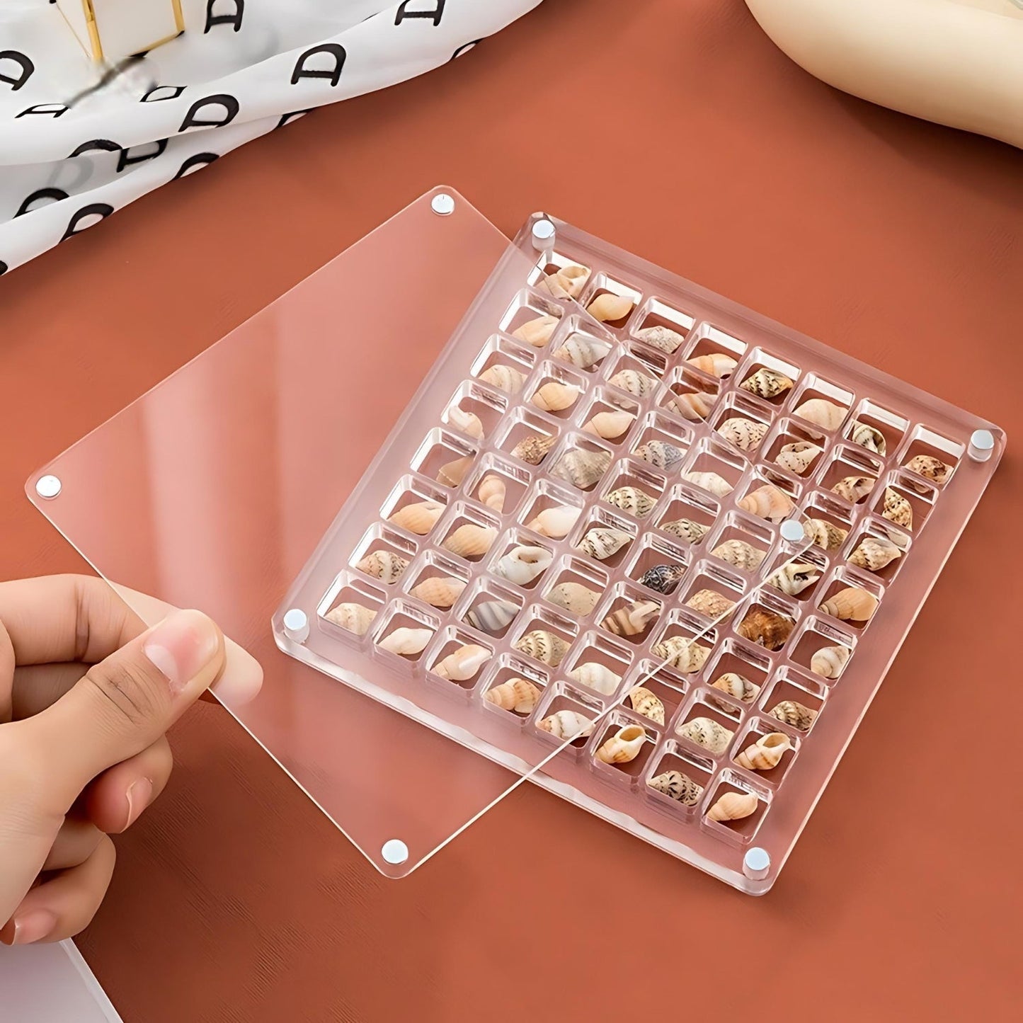 Vitrine voor Verzamelobjecten Acryl Doorzichtig Glazen Kast