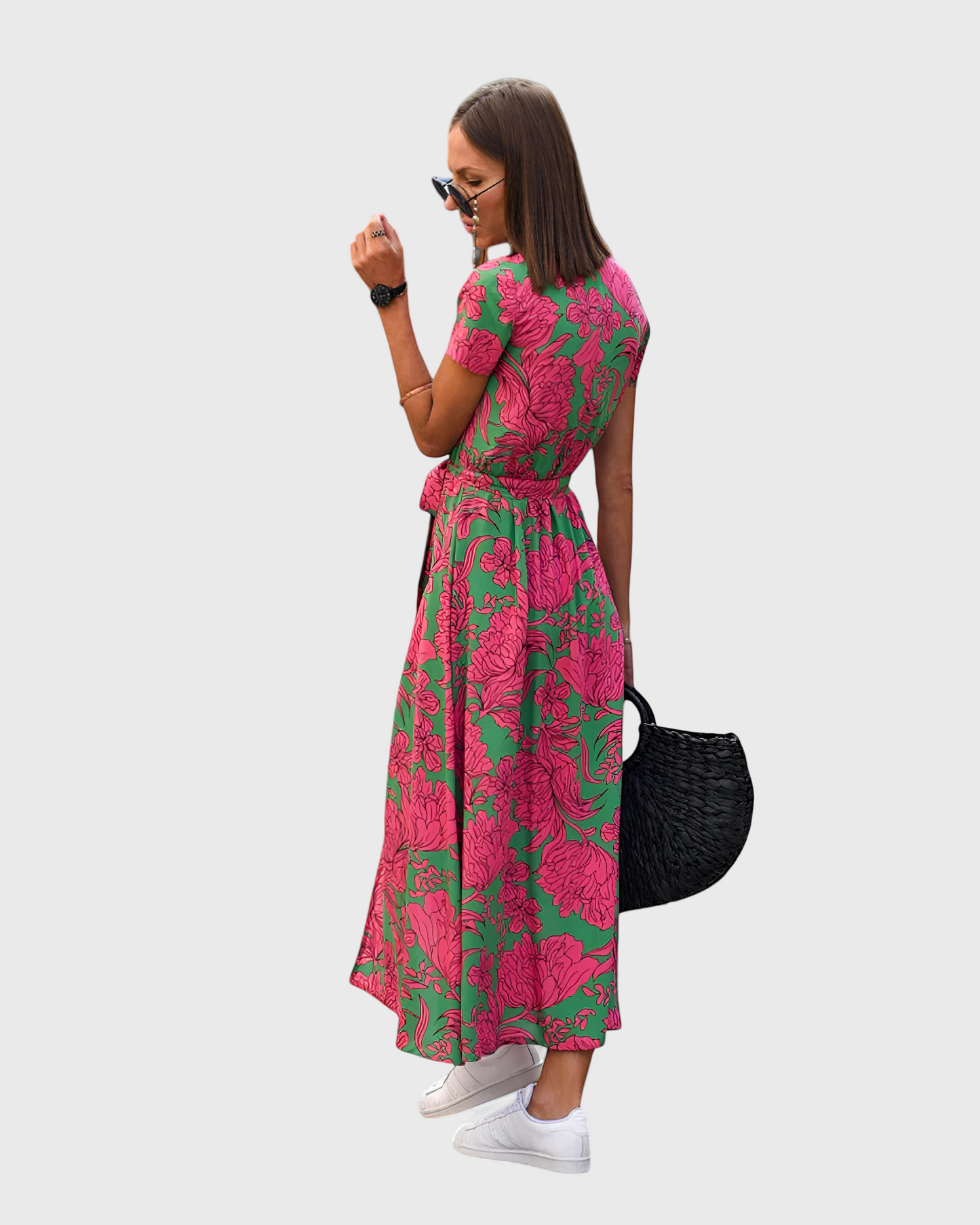 Dames Zomerjurk Soepele Pasvorm Elegant