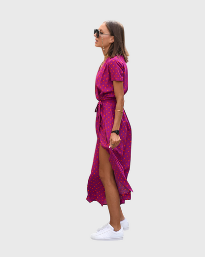 Dames Zomerjurk Soepele Pasvorm Elegant