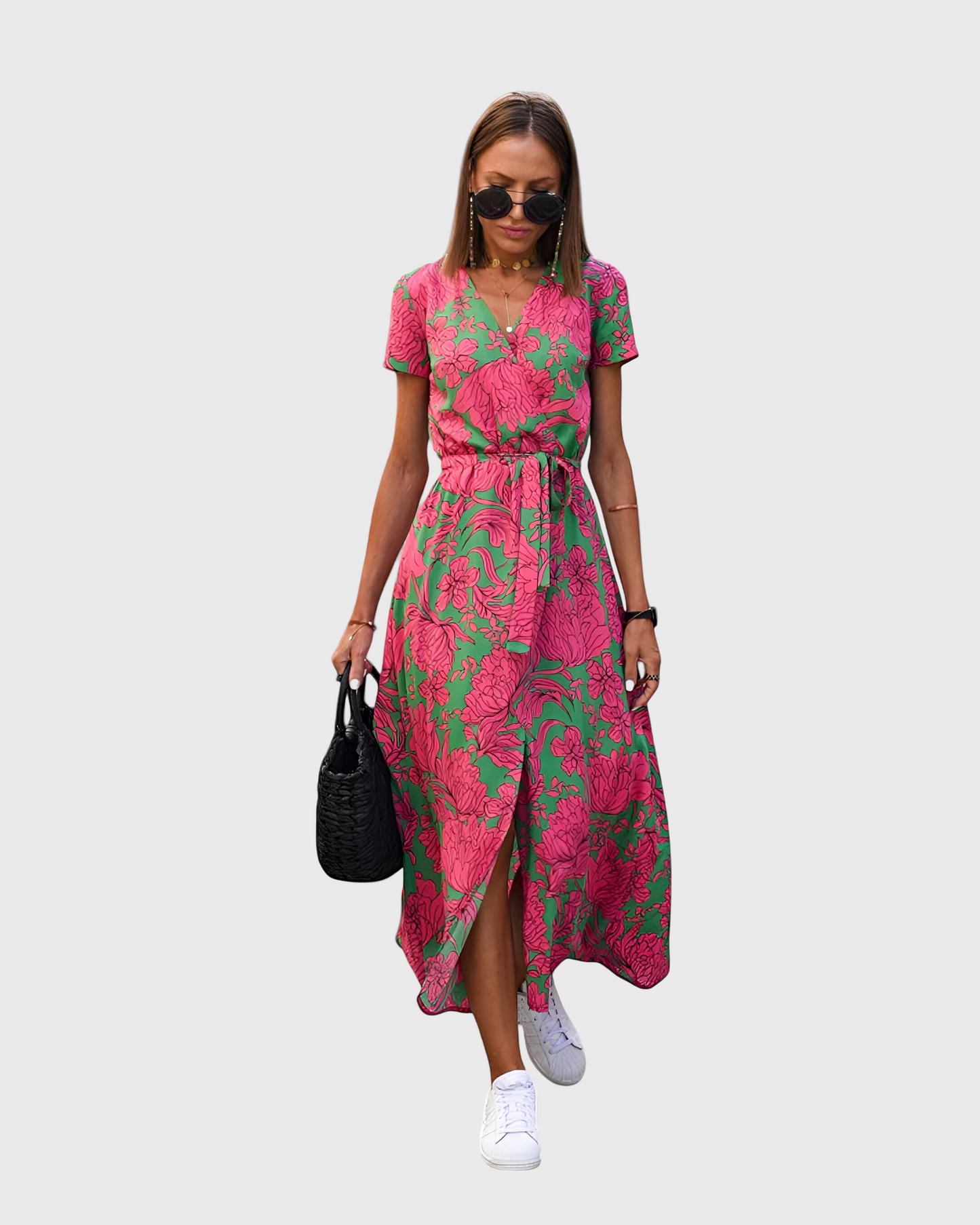 Dames Zomerjurk Soepele Pasvorm Elegant