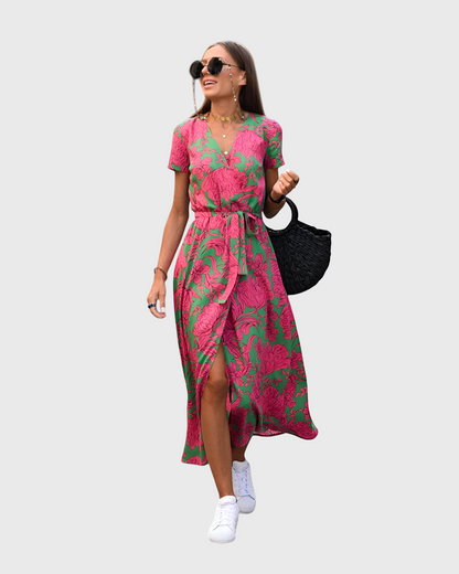 Dames Zomerjurk Soepele Pasvorm Elegant
