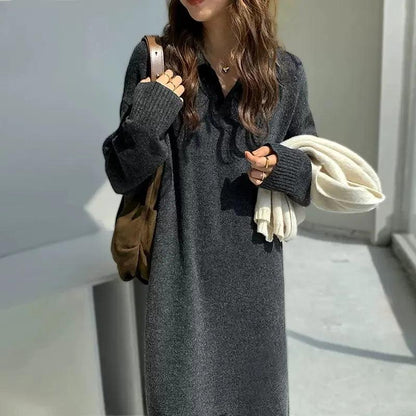Warme Trui Jurk voor Vrouw - Mode Vibes