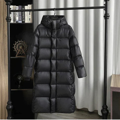 Dames Lange Winterjas Warm en Stijlvol - Mode Vibes