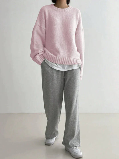 Roze Trui Monochrome Vrouwen