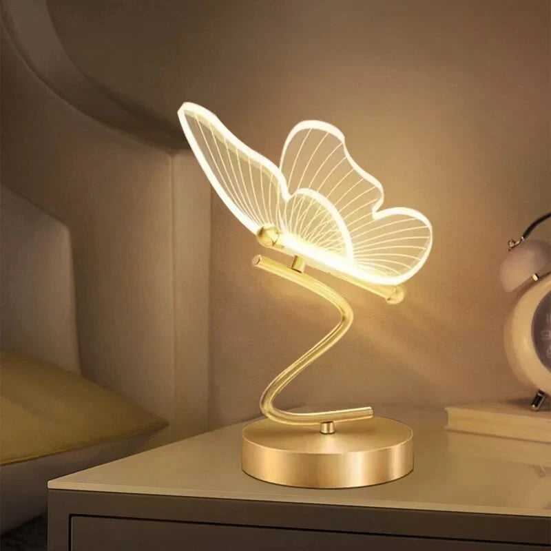 LED Tafellamp Vlinder Design Luxe uitstraling - Mode Vibes