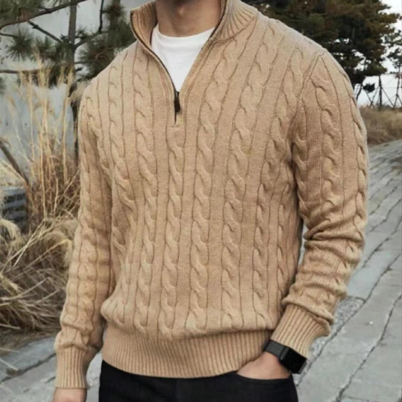 Antonio | Maglia dolcevita semichiusa