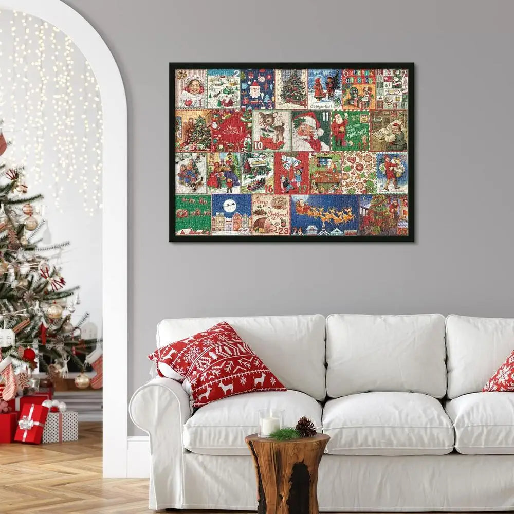 Kerstpuzzel Adventskalender 24 Dagen
