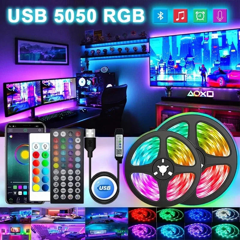 LED Strip RGB Kleurverandering TV Achtergrondverlichting Kit