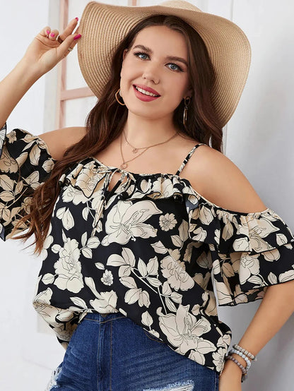 Plus Size Blouse Karla Casual en Stijlvol voor Dames