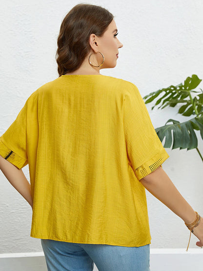 Plus Size T-Shirt voor Vrouwen Comfortabel Casuaal