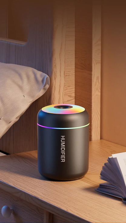 Mini Luchtbevochtiger met Aromatherapie USB voor Auto en Slaapkamer