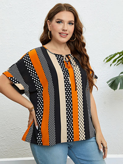 Plus Size Blouse Comfortabel en Casual