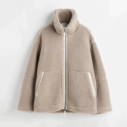Leren Jasje Dames Lamsleer Kort Model