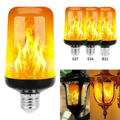 LED Vuur Simulatie Lamp met 4 Instellingen
