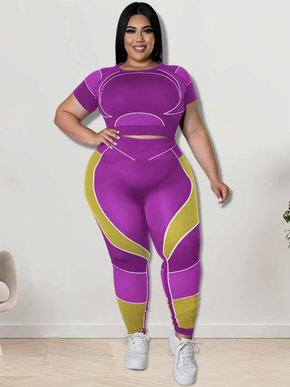 Plus Size Sportset voor Vrouwen Sportief en Comfortabel