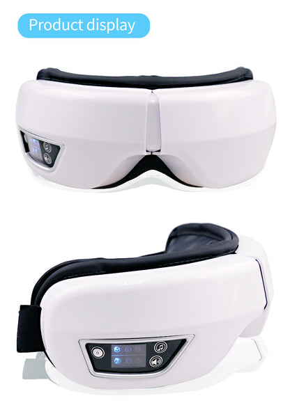Oogmassage Apparaat met Warmte, Trilling en Bluetooth Muziek